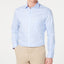 Tasso Elba Classic/regular-fit Non-iron Mini-herringbone Supima Cotton Dress Shirt Lt Blue