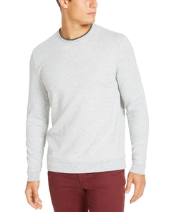Tasso Elba Crossover Sweater Sterling Heather thumbnail 1