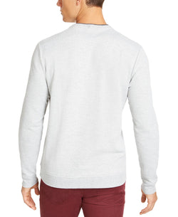 Tasso Elba Crossover Sweater Sterling Heather thumbnail 3