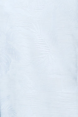 Tasso Elba Island Blue Leaf Print Jacquard Silk Blend Shirt thumbnail 3