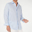 Tasso Elba Long-sleeve Linen Shirt Billowing Cloud