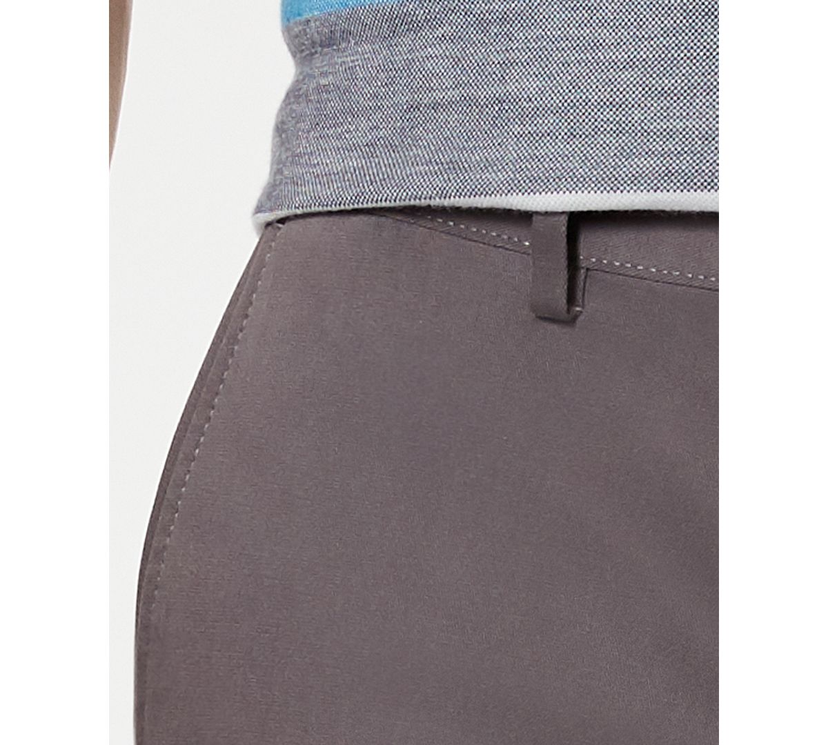 Tasso Elba Luca Flat-front Stretch Pant Kettle