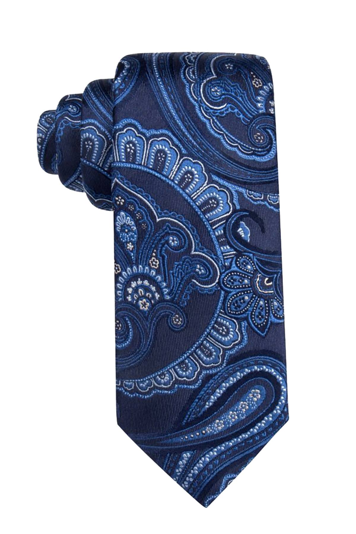 Tasso Elba Navy Ravenna-Paisley Dress Tie