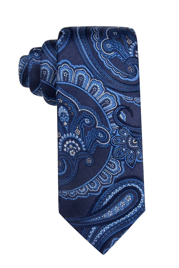 Tasso Elba Navy Ravenna-Paisley Dress Tie