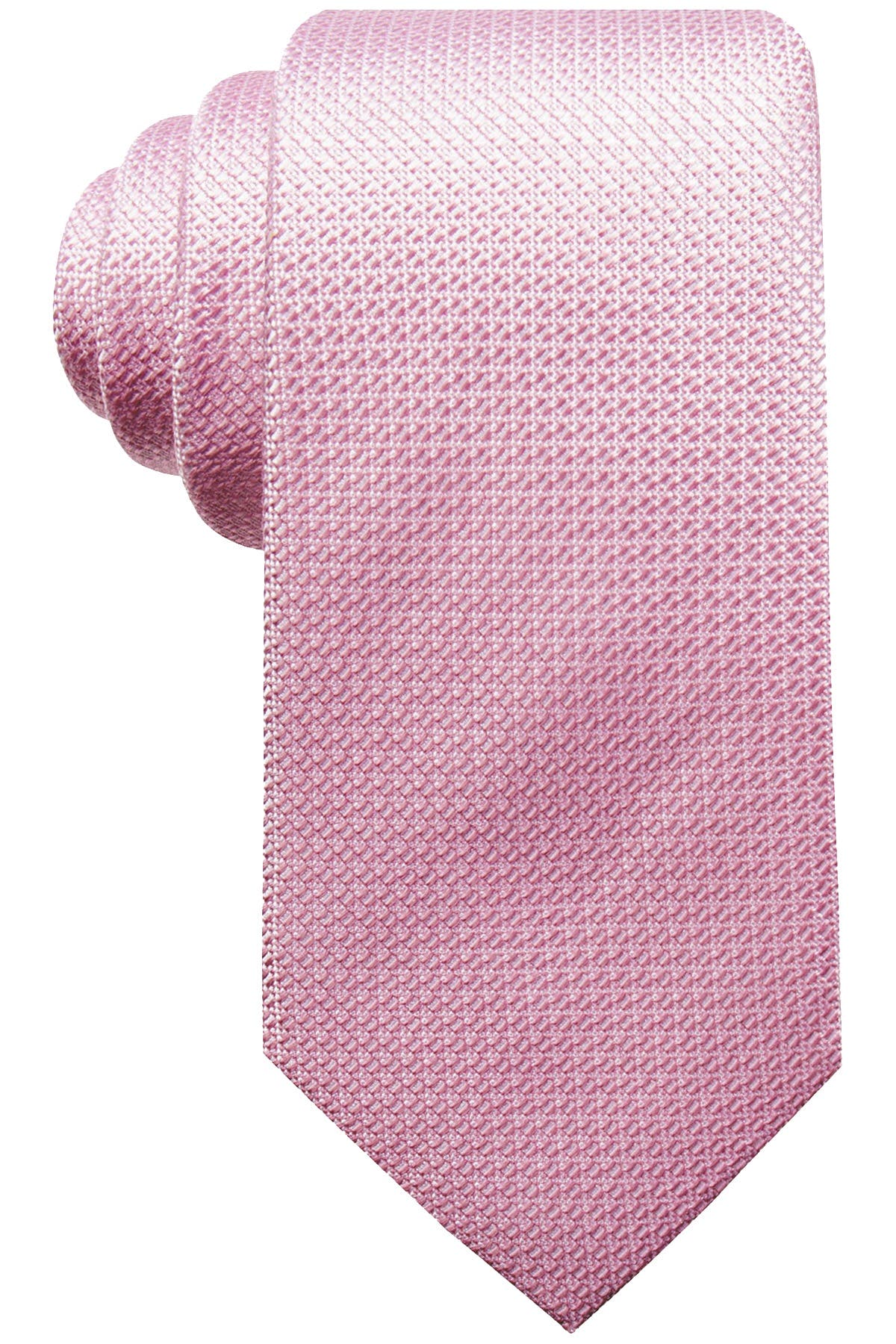 Tasso Elba New-Pink Graziano Textured Silk Tie