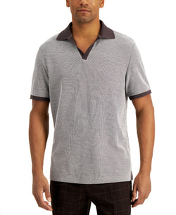 Tasso Elba Siena Novelty Polo Black Coffee thumbnail 1