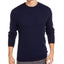 Tasso Elba Supima Cotton Crewneck Sweater Navy Blue