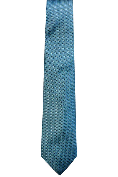Tasso Elba Teal Graziano Textured Silk Tie
