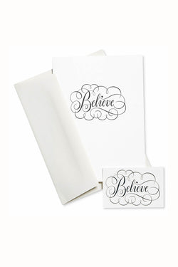 Tattly Believe Card & Temporary Tattoo thumbnail 1