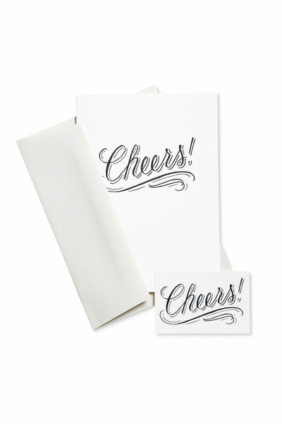 Tattly Cheers Card & Temporary Tattoo