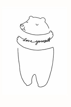 Tattly Love Yourself Temporary Tattoo & Card Set thumbnail 2