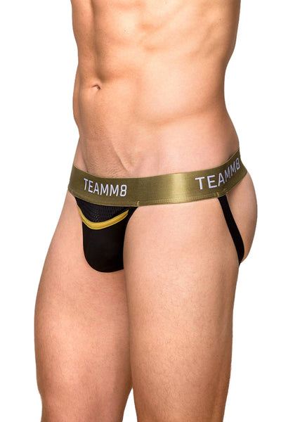 Teamm8 Black Aerial Mesh Jock