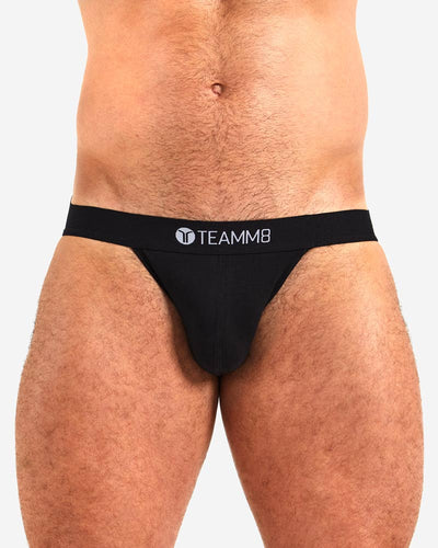 Teamm8 Black Super Low Jockstrap