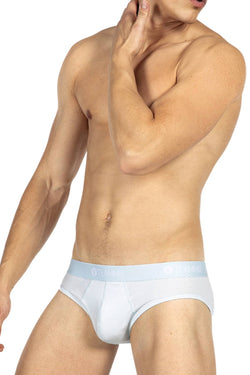 Teamm8 Blue Super Low Stripe Brief thumbnail 4