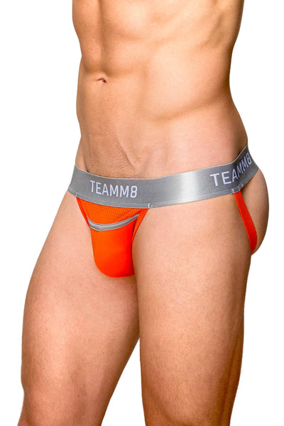 Teamm8 Orange Aerial Mesh Jock