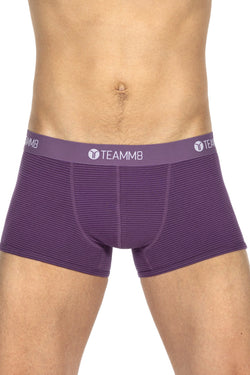 Teamm8 Plum Super Low Stripe Boxer Brief thumbnail 1