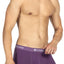 Teamm8 Plum Super Low Stripe Boxer Brief