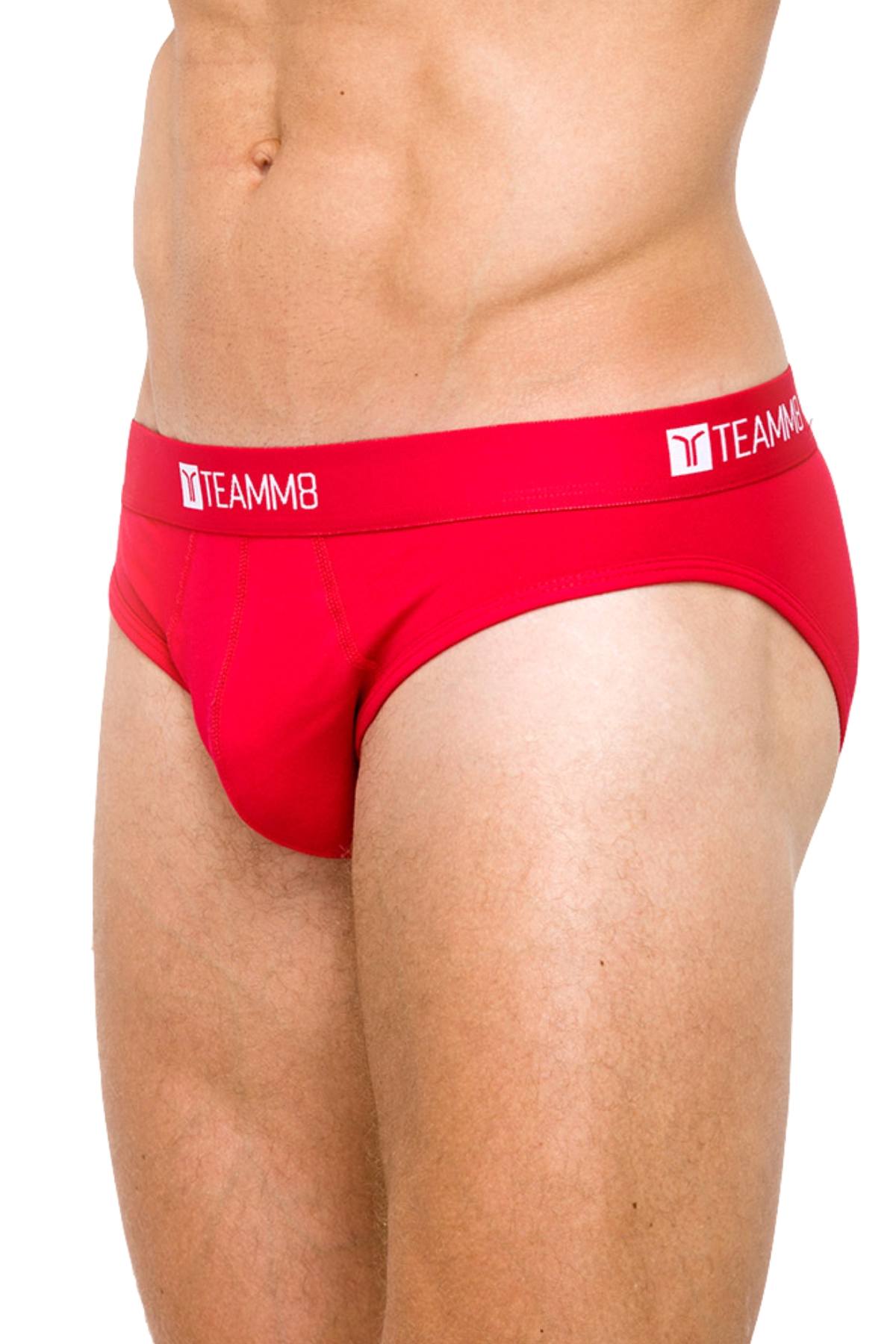 Teamm8 Red Super-Low Brief