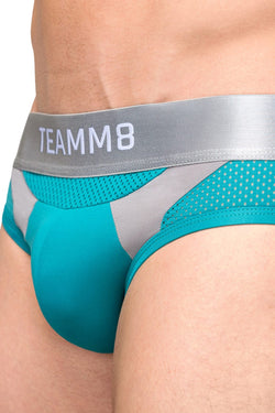Teamm8 Teal Aerial Mesh Brief thumbnail 4