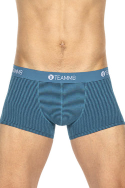 Teamm8 Teal Super Low Stripe Boxer Brief thumbnail 1