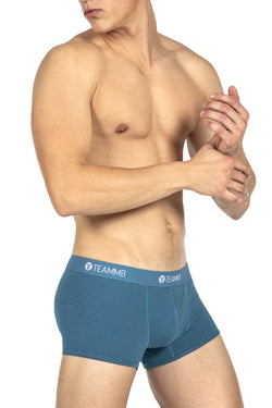 Teamm8 Teal Super Low Stripe Boxer Brief thumbnail 4