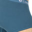 Teamm8 Teal Super Low Stripe Boxer Brief