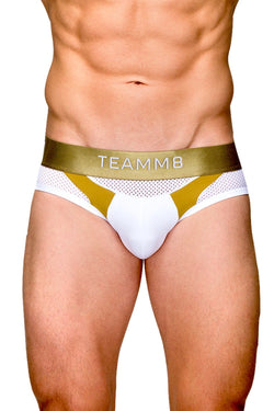 Teamm8 White Aerial Mesh Brief thumbnail 2