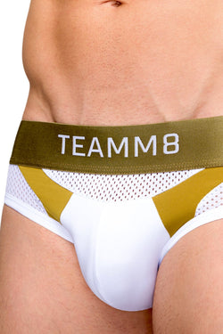 Teamm8 White Aerial Mesh Brief thumbnail 3