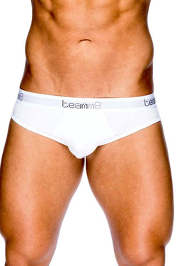 Teamm8 White Super-Low Brief thumbnail 4