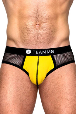 Teamm8 Yellow Score Mesh Brief thumbnail 1