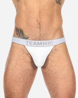 Teamm8 white Naked jockstrap thumbnail 1