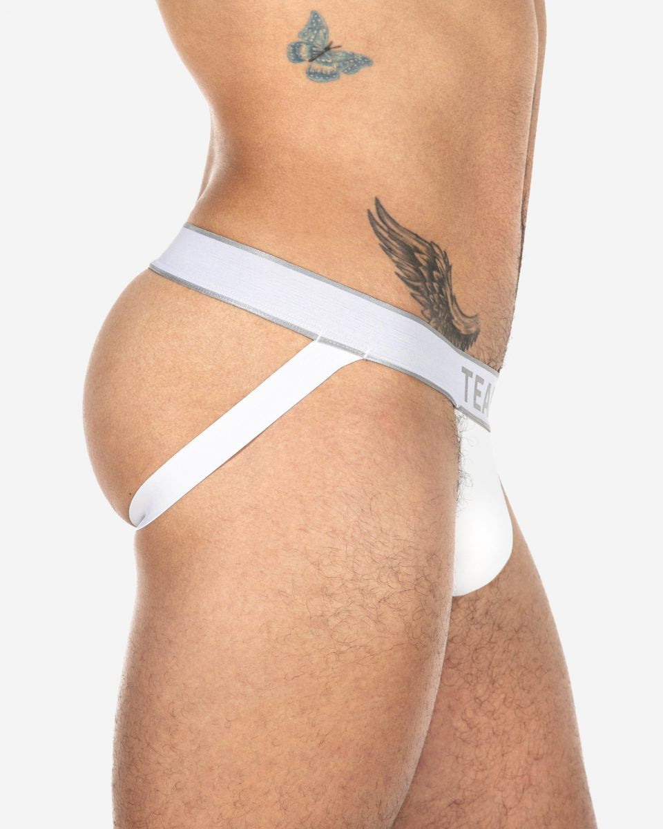 Teamm8 white Naked jockstrap