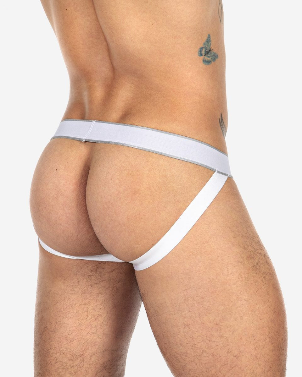 Teamm8 white Naked jockstrap