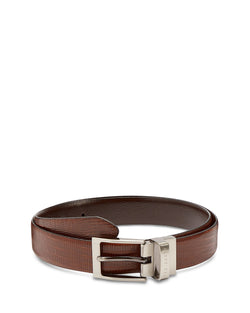 Ted Baker Josef Lizard-embossed Leather Reversible Belt Tan thumbnail 1