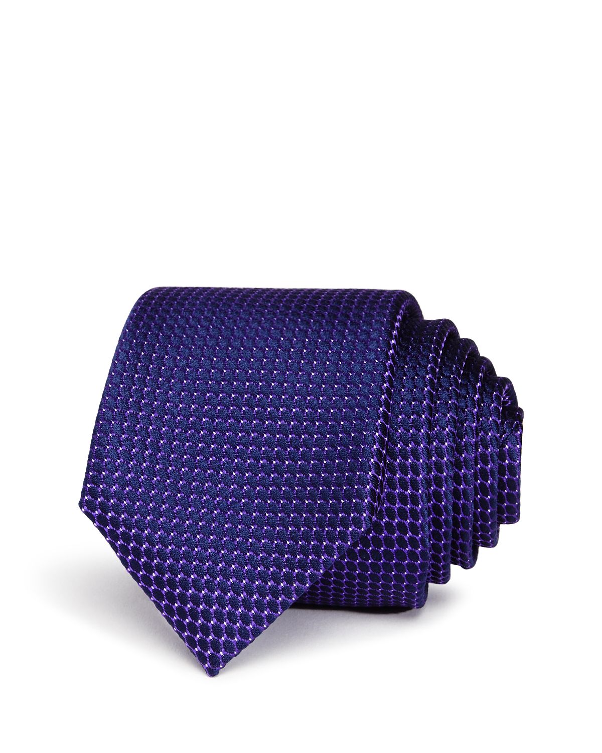 Ted Baker Oval Solid Skinny Tie Purple