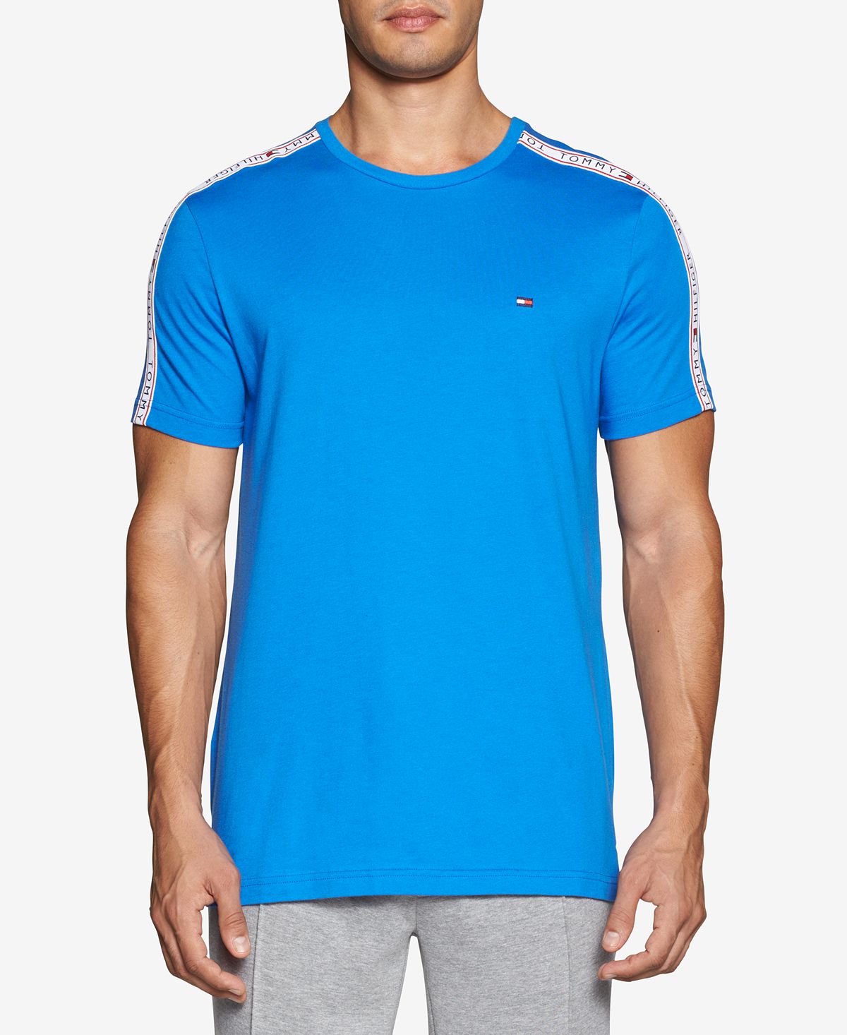 Th Modern Essentials Logo T-shirt Hampton Blue