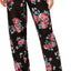 Thalia Sodi Intimates Black/Floral Printed Pajama Pant