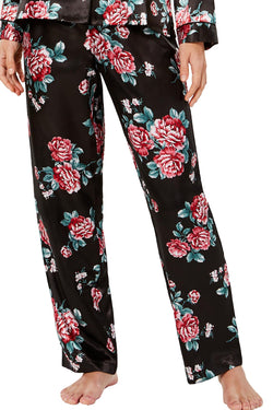 Thalia Sodi Intimates Black/Floral Printed Pajama Pant thumbnail 1