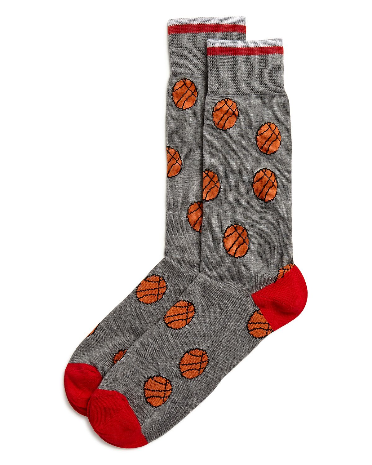 The Men's Store Basketball Socks Gray