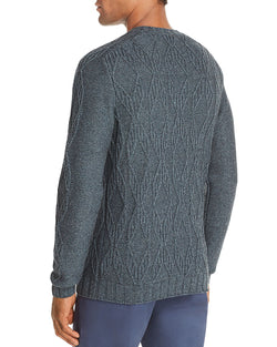 The Men's Store Cable Sweater Seaglass thumbnail 2