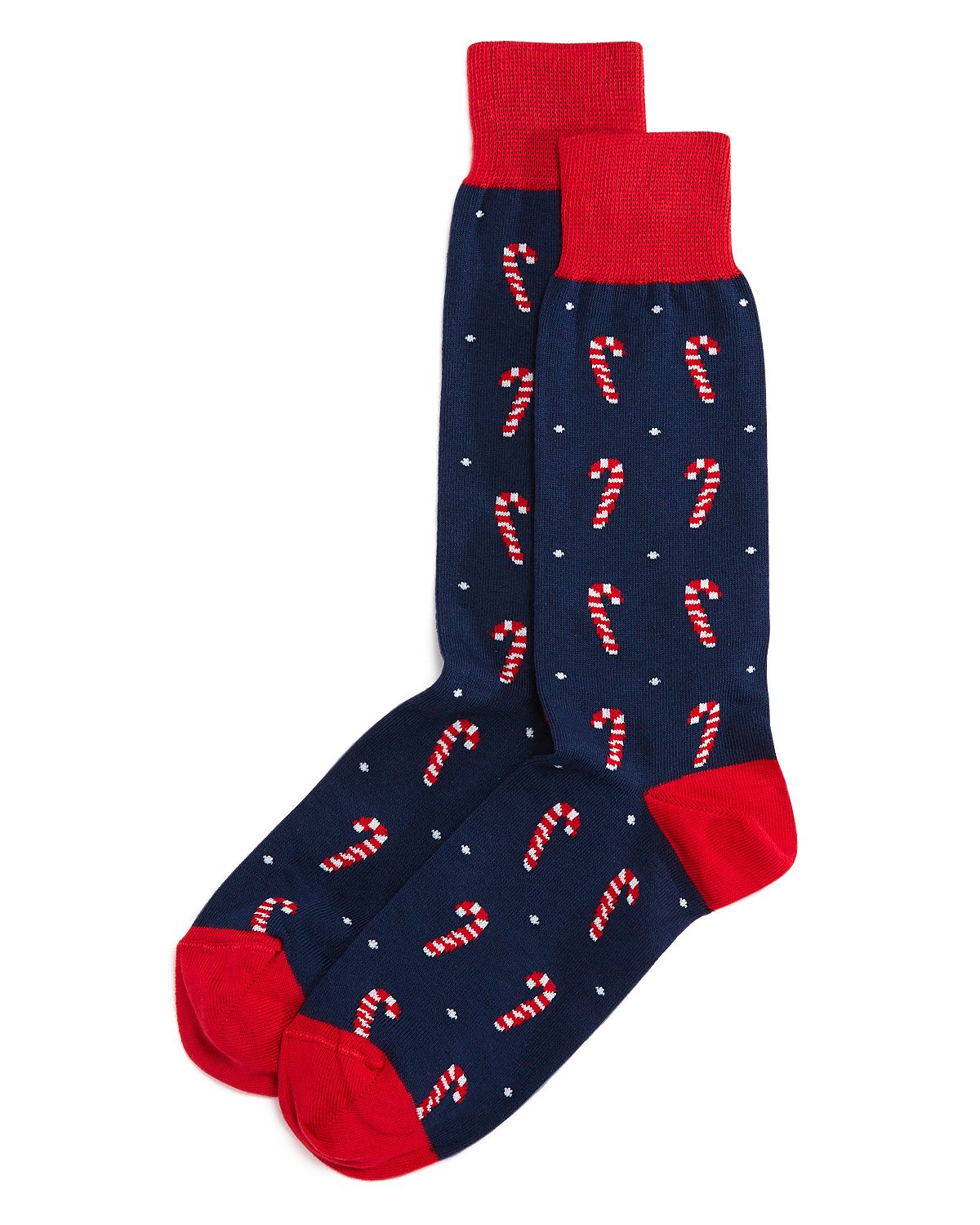 The Men's Store Candycane Socks Fire Red