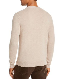 The Men's Store Cashmere Crewneck Sweater Oatmeal thumbnail 2