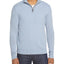 The Men's Store Cashmere Half-zip Sweater Light Blue Slate