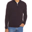The Men's Store Cashmere Half-zip Sweater Raisin
