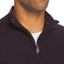 The Men's Store Cashmere Half-zip Sweater Raisin