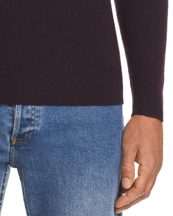 The Men's Store Cashmere Half-zip Sweater Raisin thumbnail 4