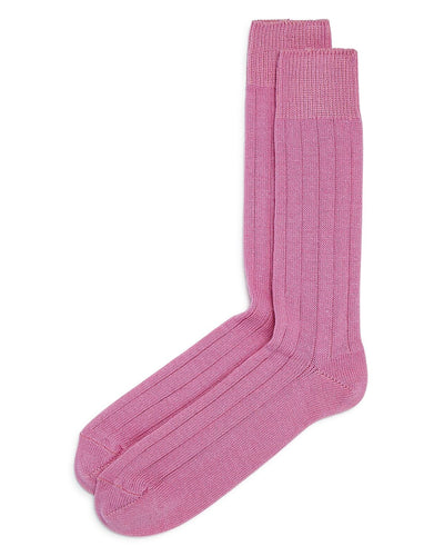 The Men's Store Cashmere Socks Pink