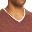 The Men's Store Cashmere V-neck Sweater Brick