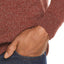 The Men's Store Cashmere V-neck Sweater Brick