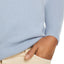 The Men's Store Cashmere V-neck Sweater Light Blue Slate